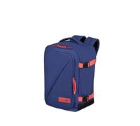 American Tourister Take2Cabin, bolsa de cabina Ryanair 25 x 20 x 40 cm, 24 L, 0,50 kg, equipaje de mano, mochila de avión en forma de subasiento, morado/rosa (morado oscuro/coral atardecer)
