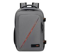 American Tourister Take2Cabin - Bolsa de cabina Ryanair 40 x 25 x 20 cm, 24 L, 0,40 kg, equipaje de mano, mochila de avión S para subasientos, gris (gris oscuro)