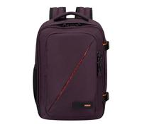 American Tourister Take2Cabin, bolsa de cabina Ryanair de 25 x 20 x 40 cm, 24 L, 0,40 kg, equipaje de mano, mochila de avión en forma de S para subasientos, morado (ciruela oscuro)