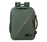 American Tourister Take2Cabin, maleta de cabina Wizz Air/Vueling, 30 x 20 x 40 cm, 26,5 L, 0,60 kg, equipaje de mano, mochila de avión S/M, submarina, verde (bosque oscuro)