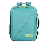 American Tourister Take2Cabin - Maleta de cabina Wizz Air/Vueling 30 x 20 x 40 cm, 26,5 L, 0,60 kg, equipaje de mano, mochila de avión MS, turquesa/verde (Dusty Turquoise/Lime)
