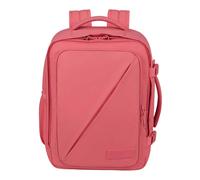 American Tourister Take2Cabin Puff - Mochila Cabina 40x30x20 cm Ryanair, Wizz Air & Vueling, Compartimento Portátil 15.6" - 26.5L, 0.60kg - Rosa (Pink Glitch)