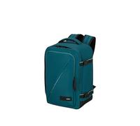 American Tourister Take2Cabin - Equipaje de Mano Bajo Asiento (40 x 25 x 20 cm - 24 l - 0,50 kg) - Bolsa de Cabina, Mochila de Avión S Bajo Asiento, Türkis (Totally Teal)