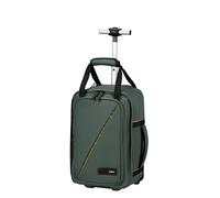 American Tourister Take2Cabin, maleta de cabina Ryanair/Wizz Air/Vueling 40 x 30 x 20 cm, 24,5 L, 1,50 kg, mochila con ruedas, equipaje de mano, mochila de avión MS Underseater, verde (Bosque Oscuro)