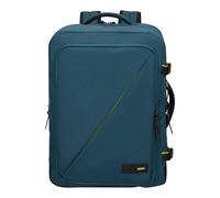 American Tourister Take2Cabin - Mochila de Viaje Expandible 17,3 Pulgadas, 55 cm, 42,5/48,5 l, Blau (Harbor Blue)