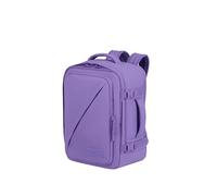 American Tourister Take2Cabin Puff - Mochila Cabina 40x30x20 cm Ryanair, Wizz Air & Vueling, Compartimento Portátil 15.6" - 26.5L, 0.60kg - Morado (Purple Pulse)