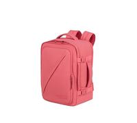 American Tourister Take2Cabin Puff - Mochila Cabina 40x30x20 cm Ryanair, Wizz Air & Vueling, Compartimento Portátil 15.6" - 26.5L, 0.60kg - Rosa (Pink Glitch)