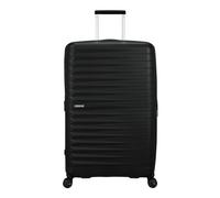 American Tourister Trolley GRANDE TALLA L- fabricada en polipropileno robusto y antiarañazos, súper ligera - 155261, Flash Negro, 78cm, Clásico