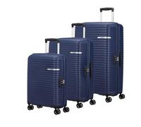 American Tourister Trolley Liftoff 3 PC Set A Midnight Blue Azul Marino 78cm