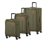 American Tourister Trolley Nitestream 3 PC Set A Olive/Orange Verde Oliva 77cm