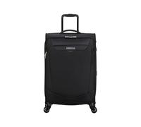 American Tourister Trolley suave mediano expandible, 4 ruedas giratorias y cierre integrado con combinación de 3 dígitos con función TSA. Dispone de un gran compartimento principal, correas elásticas