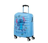American Tourister Trolley Wavebreaker Disney Spinner 55/20 TSA Disney FL Stitch Universe Azul Claro