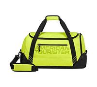 American Tourister Urban Groove - Bolsa de viaje, 59 cm, 47 L, negro/verde (negro/verde lima)