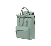American Tourister Urban Groove UG16 Mono - Mochila Mujer, Repelente al Agua, Mochila Ocio para Uso Diario con Bolsillo Trasero Oculto, 17L, Iceberg Green