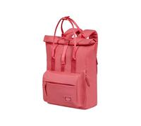 American Tourister Urban Groove UG16 Puff - Mochila Mujer con Bolsillo Trasero Oculto, Mochila Casual para Uso Diario, 17 L, Pink Glitch