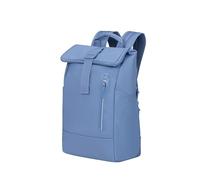 American Tourister Urban Tide - Mochila PC Rolltop 14", Mochila Business & Viaje Repelente al Agua, para Oficina, Escuela, Universidad & Viajes - Azul (Storm Blue)