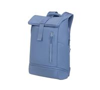 American Tourister Urban Tide - Mochila PC Rolltop 15.6", Mochila Business & Viaje Repelente al Agua con Compartimento Zapatos/Ropa, para Oficina, Escuela & Universidad - Azul (Storm Blue)