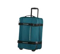 American Tourister Urban Track - Bolsa de Viaje con 2 Ruedas, 55 cm, Bolsa Ligera S con 2 Compartimentos y Cerradura TSA, 55 L, Ideal para Viajes Cortos - Blau (Totally Teal)