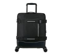 American Tourister Urban Track Maleta Trolley de Cabina, 55 cm | Negro, maleta blanda, 55H x 40W x 23D cm, 41.5 L, 2.7 kg, con candado TSA y ruedas giratorias suaves