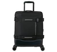 American Tourister Urban Track Maleta Trolley de Cabina, 55 cm | Negro, maleta blanda, 55H x 40W x 23D cm, 41.5 L, 2.7 kg, con candado TSA y ruedas giratorias suaves