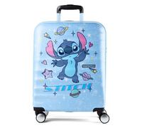 American Tourister Trolley Wavebreaker Disney Spinner 55/20 TSA Disney FL Stitch Universe Azul Claro