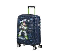 American Tourister Wavebreaker Disney Maleta Trolley de Cabina, 55 cm | Buzz Lightyear, maleta rígida, 55H x 40W x 20D cm, 36 L, 2.6 kg, con candado TSA y separador con cremallera en U y bolsillo
