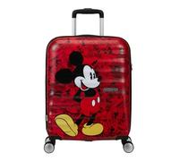 American Tourister Wavebreaker Disney Maleta Trolley de Cabina, 55 cm | Mickey Comics Red, maleta rígida, 55H x 40W x 20D cm, 36 L, con separador con cremallera en U y bolsillo