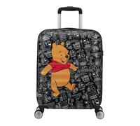 American Tourister Wavebreaker Disney Maleta Trolley de Cabina, 55 cm | Winnie the Pooh, maleta rígida, 55H x 40W x 20D cm, 36 L, 2.6 kg, con candado TSA y separador con cremallera en U y bolsillo