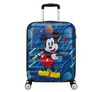 American Tourister Wavebreaker Disney - Spinner S, Equipaje para Niños, 55 cm, 36 L, Multicolore (Mickey Future Pop)