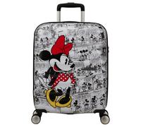 American Tourister Wavebreaker Disney Maleta Trolley de Cabina, 55 cm | Minnie Comics White, maleta rígida, 55x40x20 cm, 36 L, 2.6 kg, con candado TSA y separador con cremallera en U y bolsillo