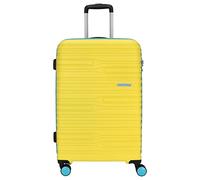 American Tourister Wavestream - Carrito de 4 ruedas M 68 cm, Amarillo/Turquesa, Talla única