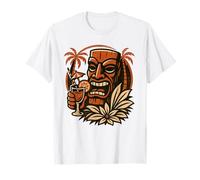 American Traditional Tiki Tattoo | Gráfico de cóctel Retro Camiseta