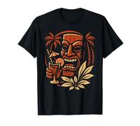 American Traditional Tiki Tattoo | Gráfico de cóctel Retro Camiseta