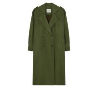 American Vintage Long-sleeved Blazer-neck Coat Khaki Talla: L | Chaquetas de Invierno Outlet | Mujer | Marrón