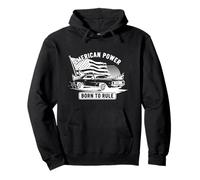 American Vintage Muscle Car, diseño clásico de los Amantes de los Coches Sudadera con Capucha