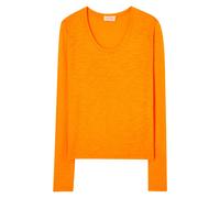 American Vintage U-shaped Neck Long-sleeved T-shirt Vintage Nectarine Talla: S | Manga Larga Outlet | Mujer