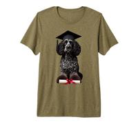 American Water Spaniel - Gorra de graduación con diseño de Perro Camiseta Premium