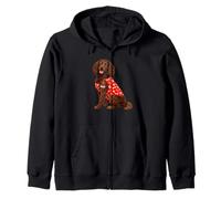 American Water Spaniel Mamá Amo Mamá Corazón Tatuaje Sudadera con Capucha