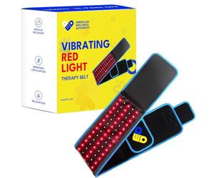 American Wellness Authority Correa roja de la terapia de la luz, terapia infrarroja vibratoria y roja de la luz para el cuerpo FSA HSA aprobó los productos
