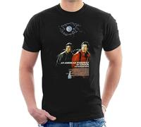 American Werewolf in London Movie Poster Men's T-Tshirts Camisetas y Tops Black(XX-Large)
