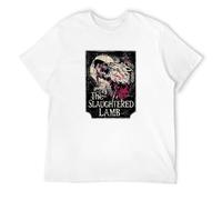 American Werewolf In London Slaughtered Lamb Horror Movie T-Shirt Graphic tee Printed Top Mens White Shirt XXL