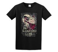 American Werewolf In London Slaughtered Lamb Pub Inn Logo Horror Movie Unisex 100% Cotton Short-Sleeve T-Shirts Black M