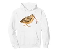 American Woodcock Bird Obtiene una Lombriz de Tierra Lindo Birding Sudadera con Capucha