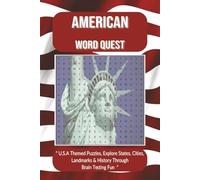 "American Word Quest": U.S.A. Themed Puzzles - Explore States, Cities, Landmarks & History Through Brain-Teasing Fun