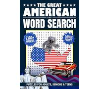 American Word Search Puzzles For Adults: 2100+ Words, Large Print Word Find Puzzle Book For Seniors & Teens With Solutions, 85 Nostalgic Word Searches To Keep Brain Relax
