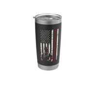 American Worker Labor Day Ropa de trabajo Blue Collar Dollar Vaso térmico de acero inoxidable de doble pared