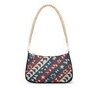 Americana - Bolsas de viaje con diseño de rayas, a rayas, para mujer, para el Día de la Madre
