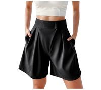 Americana con Pantalón Corto Mujer Deporte Vestir Padel Basketball Gris 2022 Roja Cintura Bombachos Negros Flores Fit Medio Multibolsillos Compresivo Bengalina Khaki Oficina Formales