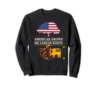 Americana Creciente con raíces de Sri Lanka - Sri Lanka Sudadera