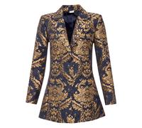 Americana de jacquard brillante 38